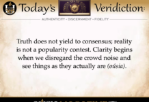 Today’s Veridiction